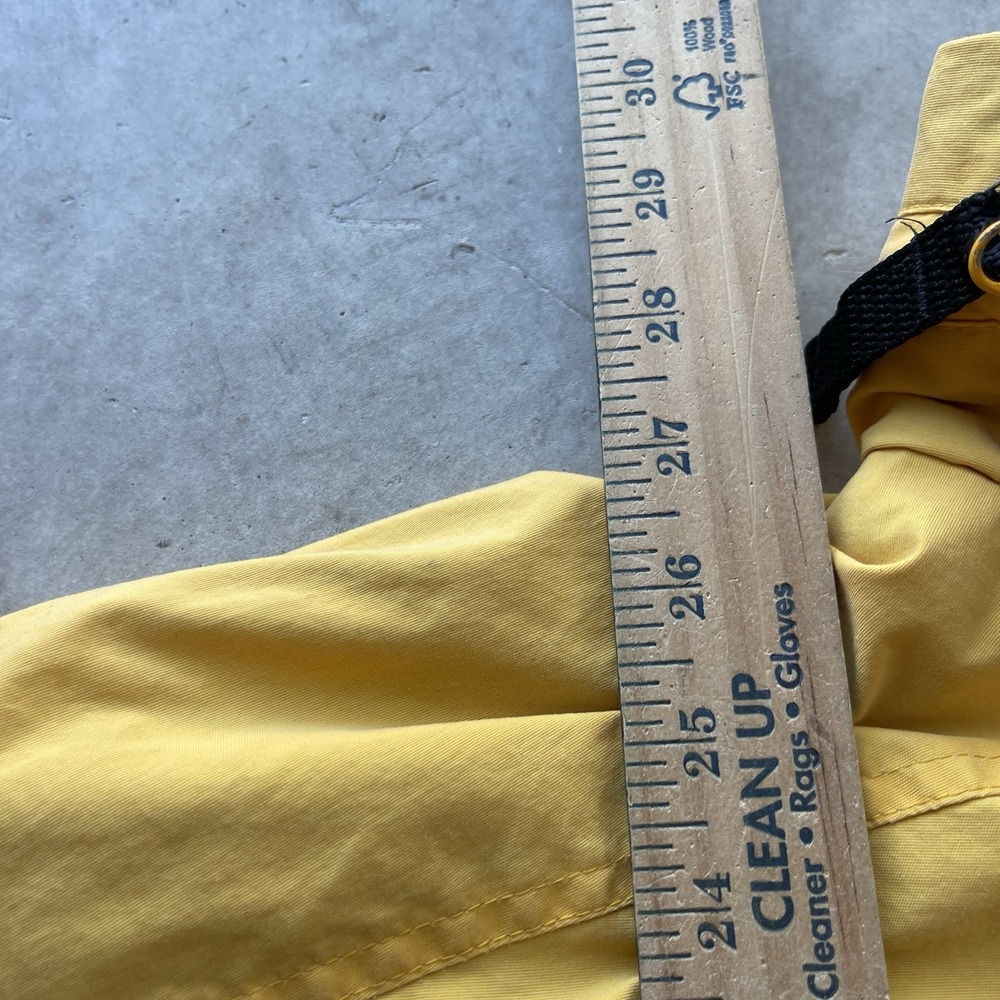 Vintage 90s Mickey Mouse Yellow Pullover Puffer Jacket XL Disney Store 1/4 zip - Picture 5 of 9